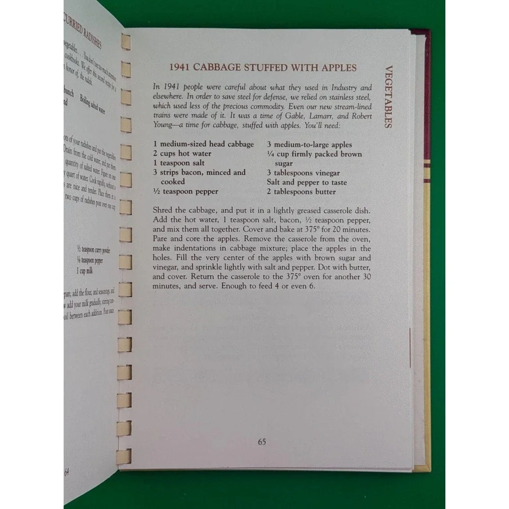 Forgotten Recipes Vol 1 Vintage Cookbook 1929 Classics Reprint Spiral Bound